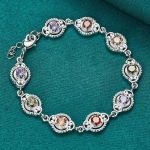 925 h&otilde;bedane v&otilde;lu lilla oranž punane roheline tsirkoon keti k&auml;ev&otilde;ru naistele moeehted 20cm