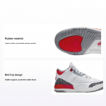 Air Jordan 3 Retro PS Fire Red 2022 Laste tossud White Cement-Grey Black DM0966-160 28