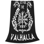 V&otilde;it v&otilde;i Valhalla Viikingite Tekk Odin P&otilde;hjala Jumal Ragnar Lothbrok Kohev Vapustav Soe Viske tekk Kodu jaoks Suvi 75x100cm