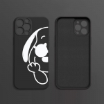 Moeanimatsioon Pehme armas telefon Iphone Plus 8 7 XR Pro 11 13 X Mini Max 14 12 6 XS 6s Silikoon TPU silikoonist pehme sirge korpuse kate Iphone 13pro antiikne valge v&auml;rv