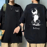 Mehed Naiste Anime lahtised T-s&auml;rgid M&auml;ng Hollow Void Hollow Knight T-s&auml;rk Unisex t&auml;navar&otilde;ivad Unisex mood Pehmest puuvillast &uuml;lisuured T-s&auml;rgid L