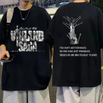 Anime Vinland Saga Thorfinn Karlsefni Unisex Naiste Mood Vabaaja Suurem T-s&auml;rk 100% Puuvill High Street T-s&auml;rk Topid S