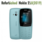 Renoveeritud Nokia Lukustamata Originaal Nokia 220 4G Dual SIM LTE 2019 Mobiiltelefon 2 SIM-kaardiga Simple Set must