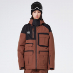 Suusajoped meestele ja naistele v&auml;litingimustes tuulekindel veekindel lumelauajope Hingav, soe mitme taskuga suusajope Unisex kapuutsiga lumemantel XS