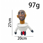 1/6/12 TK Skibidi tualett pl&uuml;&uuml;sist m&auml;nguasi, titan, teler, mees, boss, tualett Multifilmi nukud, t&auml;idisega pehme nukk, j&otilde;ulukingitus lastele s&uuml;nnip&auml;evaks