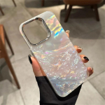 Luksuslik Glitter Laser v&auml;rviline unen&auml;oline Shell telefoni&uuml;mbris iPhone 16 15 11 12 13 14 Pro Max sileda l&auml;ikiv l&auml;bipaistev kaitseraua kate iPhone 15 Pro