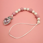 1-osaline imikute luti klambrikett, uus savist kristallist kukkumisvastane kett poisikese t&uuml;druku s&uuml;dame-nibuklambri kett beebiasjadele