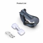 Jahutusventilaator Meta Quest 3 tarvikute jaoks, VR-peakomplekt, aktiivne ventilatsioon, &otilde;huringlus, hingav n&auml;oliidese n&auml;okate