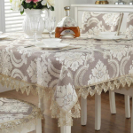 Laudlina Pruun Euroopa Tikitud laudlina Laua S&ouml;&ouml;gilaua kate Pitslillekangast Lauakangast Laualipu katter&auml;tik 40X180cm Table flag