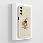 Telefoni&uuml;mbris Samsung Galaxy A15 A 15 4G 5G kate, luksuslik moodne disain matt must ruudukujuline kvaliteetne pehme vedel silikoonkest Samsungi kaitseraua jaoks Samsung A15