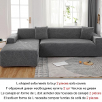 Elastne veniv diivani kate 1/2/3/4 istmega diivanikattega diivanikatted universaalsetele diivanitele Elutoa sektsioon L-kujuline kate Part A-A 235-300cm hall
