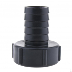 IBC paagiadapteri j&auml;me keermega 2  kuni 50 mm veepistiku liitmik must