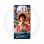 &Uuml;mbris Huawei P8 Lite One Piece Luffy plakatitegelaste kunsti 1. hooaja jaoks