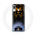 Coque pour Samsung Galaxy A40 Formule 1 Sebastian Vettel Pilote automobile F1 Noir