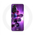 Coque pour Xiaomi Redmi Note 11 4G BTS TinyTAN Animation Affiche RM Jin Suga J-Hope Jimin V Et Jungkook Mic Drop