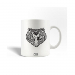 Mug en C&eacute;ramique Ours de Mandala Affiche