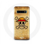 &Uuml;mbris Samsung Galaxy s10 edge One Piece Manga Skullile