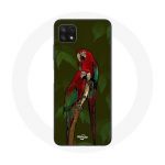&Uuml;mbris Samsung Galaxy A22 5G Pionus Parrot Red jaoks