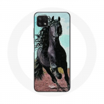 &Uuml;mbris Samsung Galaxy A22 5G friisi t&otilde;ugu must hobune