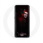 Musta taustaga &uuml;mbris Samsung Galaxy A8 Plus Luciferi seeria jaoks