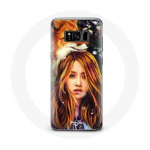 &Uuml;mbris Samsung Galaxy S8 Plus Blackpink Ros&eacute; Plakati Fanart jaoks