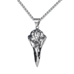 2023 Punk Devil Skull Kaelakeed Meestele Naistele Goth Retro Deemon Mask Ripats Titaanist Terasest Kaelakee Lahe uue peo ehte kingitus Necklace&60cm