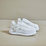 Naiste platvormiga tossud, n&ouml;&ouml;riga moodsad k&otilde;ndimisjalatsid, tennised, vabaaja ja mugavad kleit, PU-nahast kerged, lamedad naiste spordijalatsid 35 valge