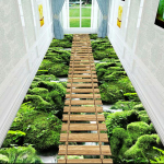 3D Euroopa pika koridori vaibad elutoa sisustus Esik Libisemisvastane p&otilde;randamatt Trepp Hotelli fuajee ala vaip W100*H300CM