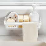 Kaltsuga &auml;ravooluresti kraanikauss seebihoidik, n&otilde;uderiideriide, r&auml;tikuvardaga du&scaron;ikabiiniga t&ouml;&ouml;laud