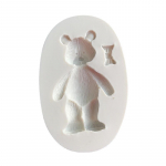 1tk, armas karu&scaron;okolaadivorm &ndash; 3D silikoonist koogikommivorm meisterdamiseks koogi kaunistamiseks ja k&uuml;psetamiseks &ndash; Kawaii fondantvorm kikilipsuga hall