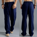 Meeste suures suuruses lahtised n&ouml;&ouml;riga vabaaja p&uuml;ksid, linased hingavad spordip&uuml;ksid meestele XXXXL tumesinine