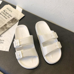 Lihtsad Sussid Naiste Suvised V&auml;lisr&otilde;ivad Lamedad jalan&otilde;ud Libisemiskindlad M&auml;rg vesi Mugavad pehme p&otilde;hjaga sandaalid Kerged Kodu Vannitoa Sandaalid 43