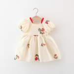 Suvi Uute t&uuml;drukute tikitud mullivarrukatega kleidid, printsessi seelikud rannaseelikud beebit&uuml;drukute kleit 73cm