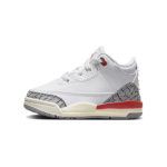 Air Jordan 3 Retro TD Georgia Peach Beebi tossud Valge Cosmic-Clay Sail FQ9175-121 23.5 white