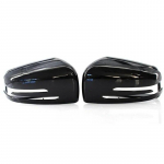 S&uuml;sinikkiust v&auml;limusega k&uuml;ljepeegli katte liist Mercedes-Benz ML klass W166 GL X166 GLS X166 GLE W166 / GLE kupee C292 jaoks 1 pair black