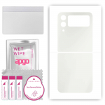 apgo MATTE Protective Skin Sticker for the back compatible with Samsung Galaxy Z Flip4, Wrap Film, Hydrogel Film, Flexible, Soft TPU with positioning