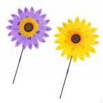 2pcs Colorful Pinwheels - flower Windmills Suitable for Garden, Party, Outdoor, Yard, Decoration