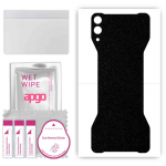 apgo Protective Skin Sticker for the back compatible with Black Shark 2 Pro, Wrap Film, Foil, Vinyl - Pattern Matte Black