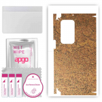 apgo Protective Skin Sticker for the back+sides compatible with Oppo Find N 5G, Full Wrap Film, Foil, Vinyl - Pattern Rusty Copper