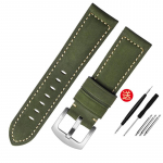 &Uuml;lemise kihiga veisenahast kellarihm K&auml;sitsi valmistatud vintage ehtsast hullust hobuse nahast kellarihm 19mm 21 22mm 24mm 23mm kellarihm 23mm