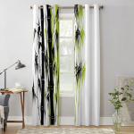 Bambusest aknakardinad elutuppa Luksuslik magamistoa sisekujundus eesriided k&ouml;&ouml;giaknahooldused kardinad 135W x 60H(cm) x1