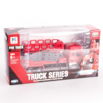 1/50 Skaala Tulet&otilde;rjeauto M&auml;nguauto Punane Valatud Rehv Tulet&otilde;rjeauto Mudel Size:22*7*10cm,Lift table punane