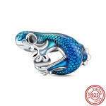 S925 H&otilde;bedane Loomade v&otilde;lu Kass Koer Panda &Ouml;&ouml;kull Orav &Uuml;kssarvik Hobune Karu J&auml;nes DIY Bead Fit Original K&auml;ev&otilde;ru Peened ehted
