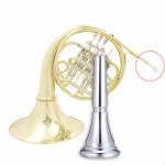 Prantsuse sarve huulik Deep Cup Mouth vasesulamist kerge, praktiline algajatele gold