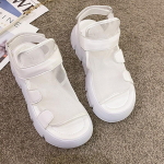 Naiste sandaalid Uued rooma stiilis rannajalatsid kalasuu sandaalid 35 valge