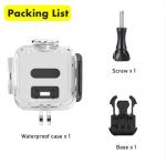 Veekindel korpuse &uuml;mbris Gopro Hero 5 4 Session Underwater 45M kaitsekasti jaoks GoPro Hero5 seansi tarvikute jaoks