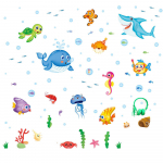 DIY eemaldatav veealune maailm Seinakleebis Perekodu kleebis Mural Art Home 70*50*0.5