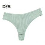 Naiste Stringid Madala v&ouml;&ouml;kohaga &otilde;mblusteta &uuml;hev&auml;rviline niit Hea hingavus Elastne Kiiresti kuivav Sport vabaaja p&uuml;ksid Alusp&uuml;ksid Naiste alusp&uuml;ksid L heleroheline v&auml;rv