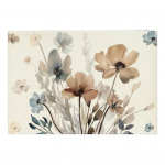 45295 tk Prinditud lillemustriga platsmatt, kortsudekindel kirjutuslaud kaitse peok&ouml;&ouml;k s&ouml;&ouml;gituba 1pc