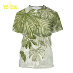 Suvine 3D-printimise T-s&auml;rk Isikup&auml;ra Plant Monstera Meeste L&otilde;bus Hip-hop Harajuku Unisex Paari l&uuml;hikeste varrukatega T-s&auml;rgid XXS
